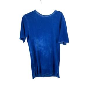 Cotton Citizen Jagger Tee Vintage Cobalt Blue Short Sleeve 100% Cotton Mens Med
